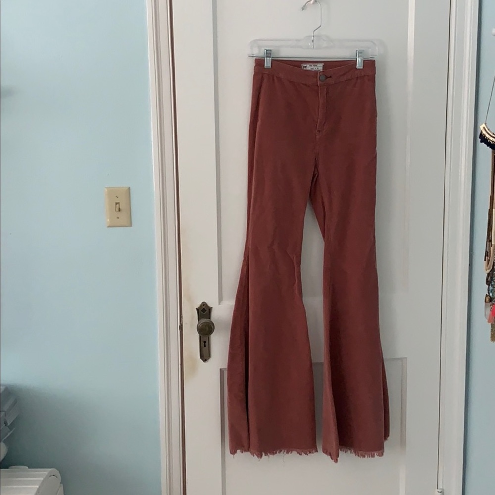 Free People Just Float On Flare Corduroy Pants